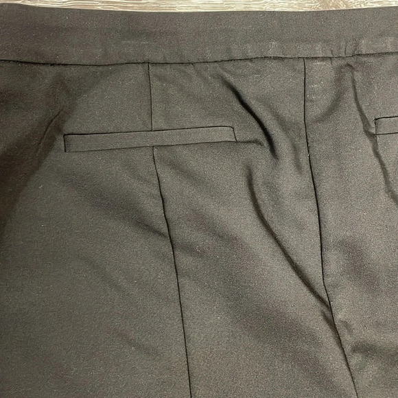 Rafaella Curvy Black Lightweight Satin Twill Ankle Pant 16 - Picture 12 of 12